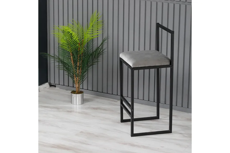 Bitanya Barstole - Grå - Møbler - Stole & lænestole - Barstole