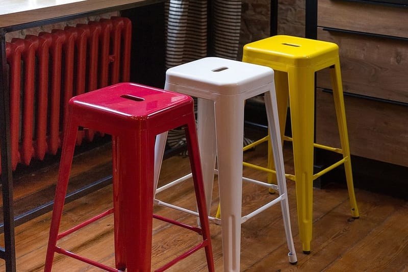 Cabrillo barstol 42 cm - Gul - Møbler - Stole & lænestole - Barstole