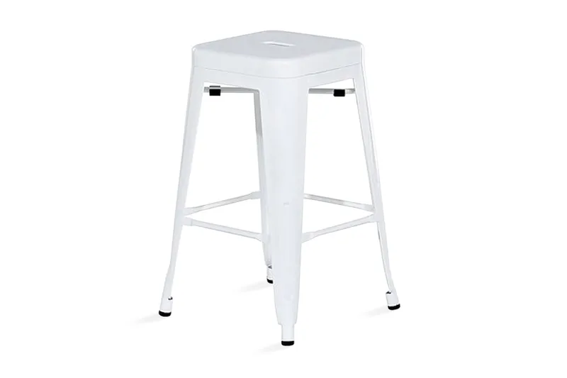 Cabrillo barstol 42 cm, Hvid