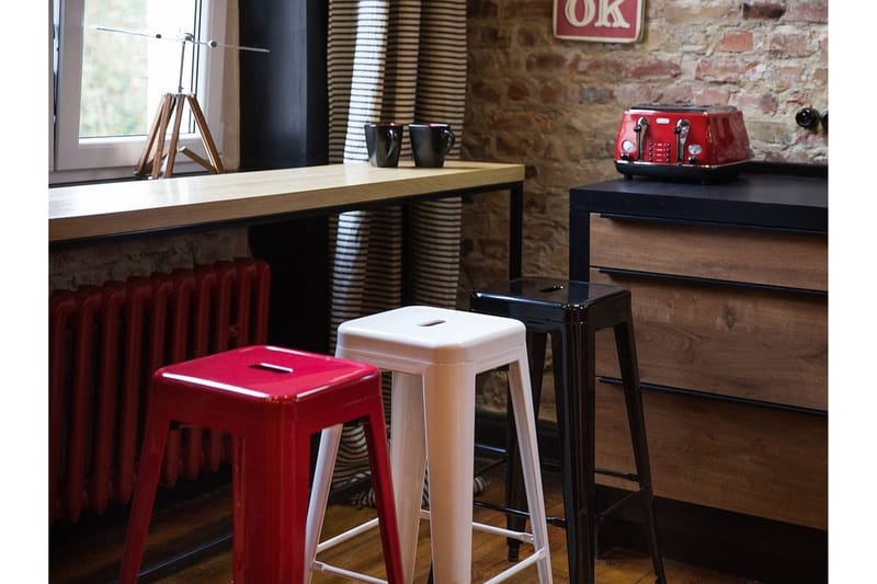 Cabrillo barstol 42 cm - Sort - Møbler - Stole & lænestole - Barstole