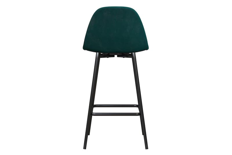 Calvin Barstol Grøn/Velour - Dorel Home - Møbler - Stole & lænestole - Barstole