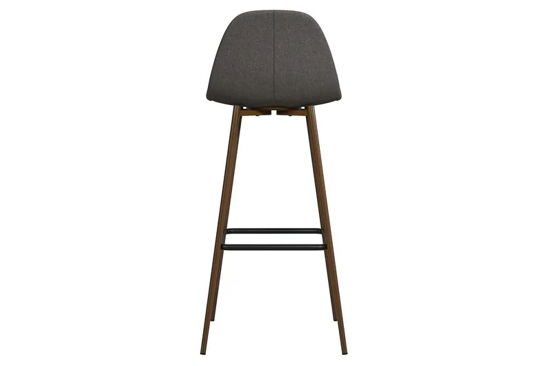 Copley Barstol Mørk linnedgrå - Dorel Home - Møbler - Stole & lænestole - Barstole