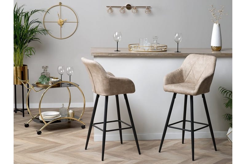 Darien barstol 41 cm - Beige - Møbler - Stole & lænestole - Barstole