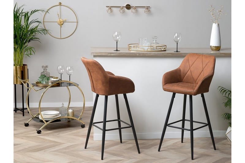 Darien barstol 41 cm - Brun - Møbler - Stole & lænestole - Barstole