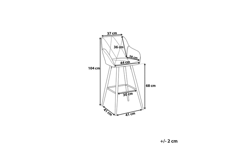 Darien barstol 41 cm - Brun - Møbler - Stole & lænestole - Barstole