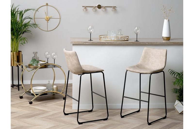 Frank's Barstol 46 cm - Beige - Møbler - Stole & lænestole - Barstole