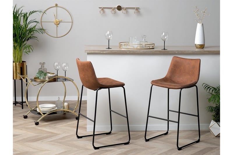 Frank's Barstol 46 cm - Brun - Møbler - Stole & lænestole - Barstole