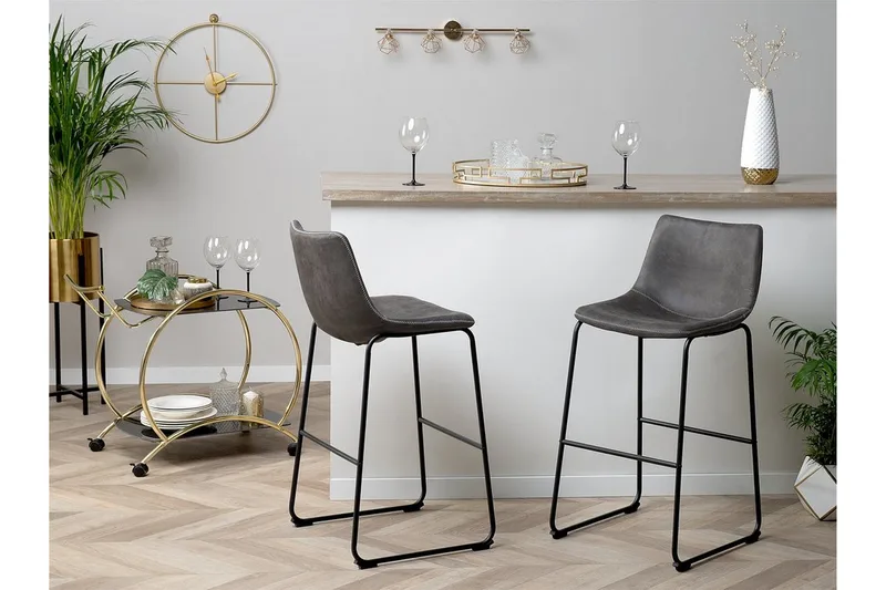 Frank's Barstol 46 cm - Grå - Møbler - Stole & lænestole - Barstole