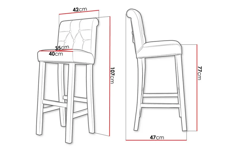 Glenarm Barstol - Møbler - Stole & lænestole - Barstole