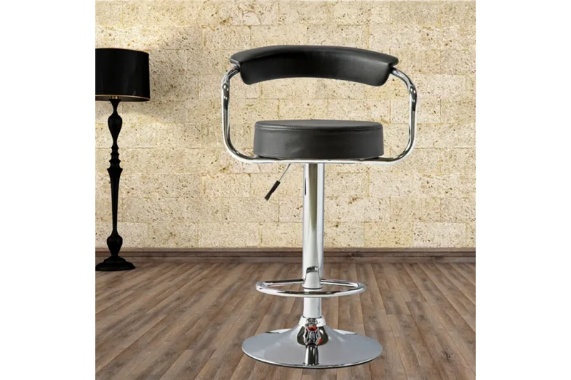 Leon Barstol - Sort / krom - Møbler - Stole & lænestole - Barstole