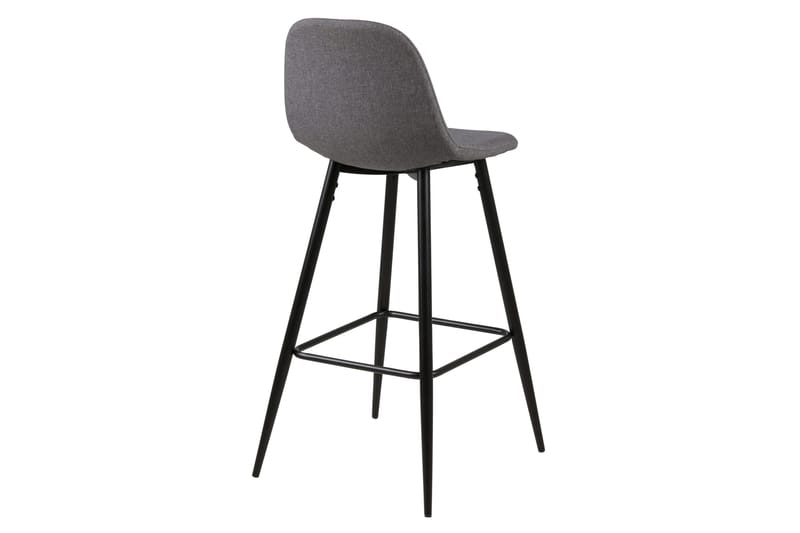 Lilyra Barstol - Lysegrå/Sort - Møbler - Stole & lænestole - Barstole