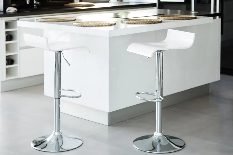 Lucca Barstol 42 cm - Hvid - Møbler - Stole & lænestole - Barstole