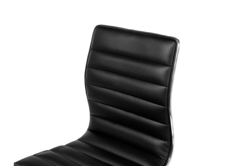 Lucernia Barstol 2stk - Kunstlæder/Sort - Møbler - Stole & lænestole - Barstole