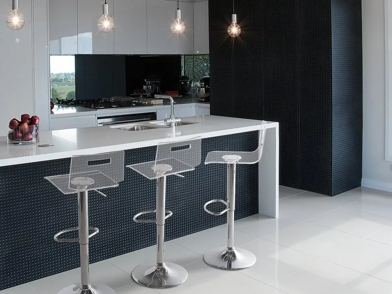 Malta Barstol 34 cm, Gennemsigtig