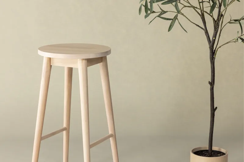 Mollösand Barstol 75 cm - Whitewash - Møbler - Stole & lænestole - Barstole