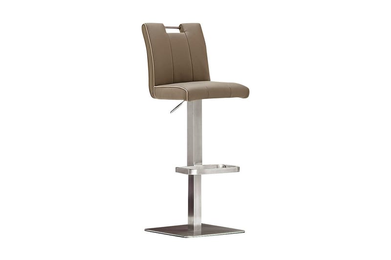 Navajo Barstol Kunstlæder - Cappucino/Stål - Møbler - Stole & lænestole - Barstole