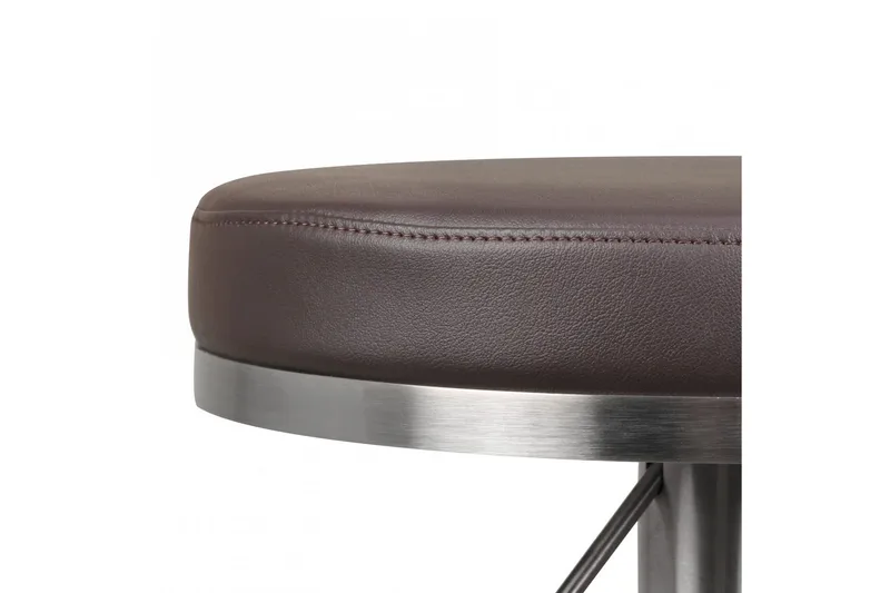 Norsen Barstol - Brun | Chrome - Møbler - Stole & lænestole - Barstole