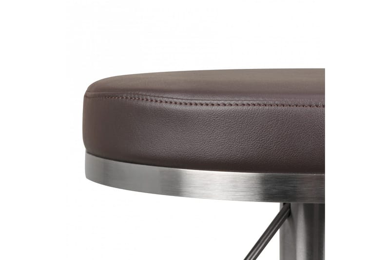 Norsen Barstol - Brun | Chrome - Møbler - Stole & lænestole - Barstole