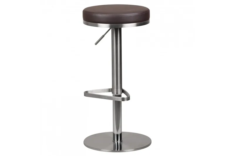 Norsen Barstol - Brun | Chrome - Møbler - Stole & lænestole - Barstole