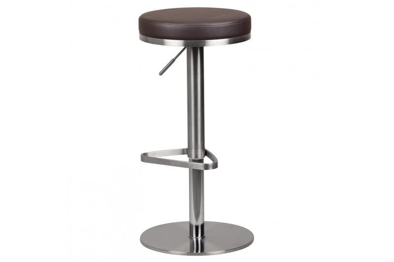 Norsen Barstol - Brun | Chrome - Møbler - Stole & lænestole - Barstole