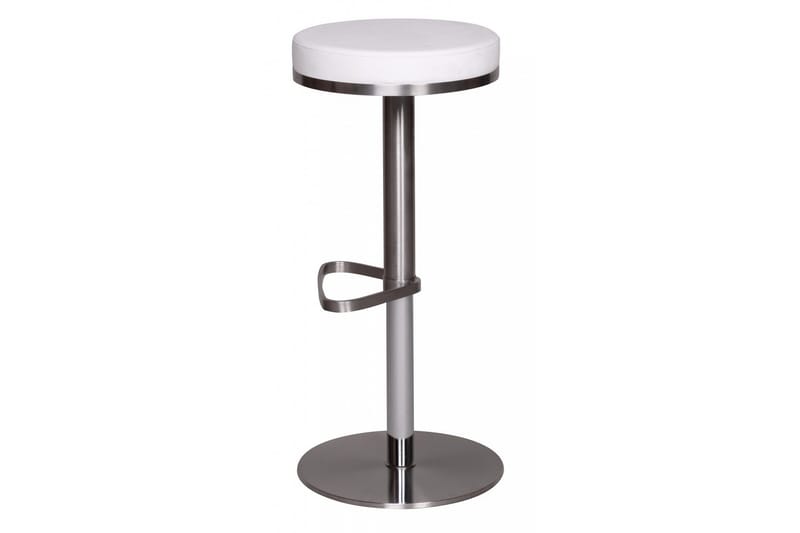 Norsen Barstol - Hvid | Chrome - Møbler - Stole & lænestole - Barstole