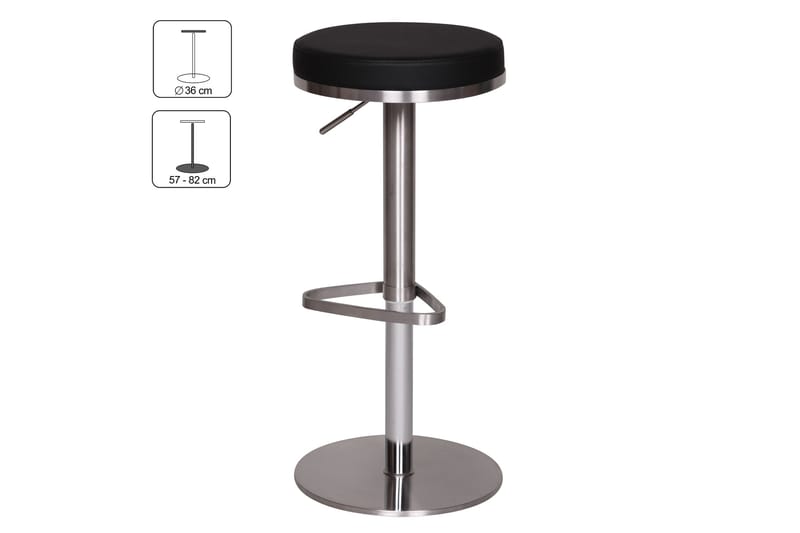 Norsen Barstol - Sort - Møbler - Stole & lænestole - Barstole