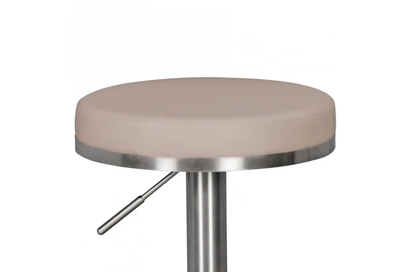 Norsen Barstol - Taupe | Chrome - Møbler - Stole & lænestole - Barstole