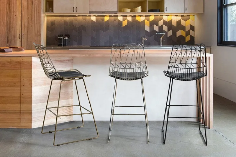 Preston barstol 48 cm - Sort - Møbler - Stole & lænestole - Barstole