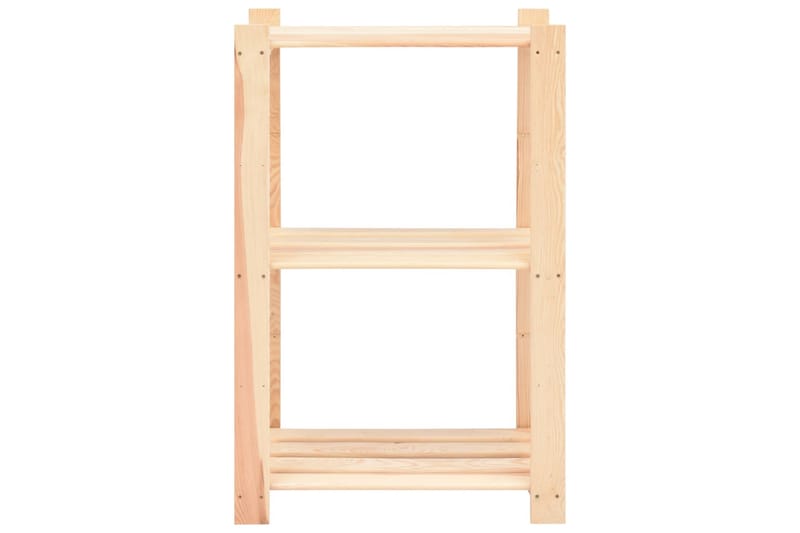 Reoler 2Stk. 3 Hylder 60X38X90cm Fsc Massivt Fyrretræ 150 kg - Beige - Møbler - Stole & lænestole - Barstole