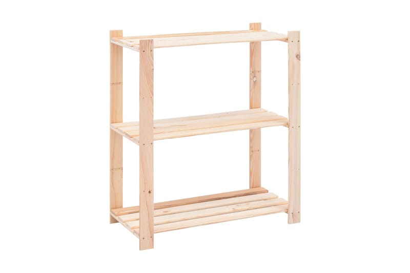 Reoler 2Stk. 3 Hylder 80X38X90cm Fsc Massivt Fyrretræ 150 kg - Beige - Møbler - Stole & lænestole - Barstole