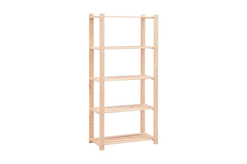 Reoler 2Stk. 5 Hylder 80X38X170cm Fsc Massivt Fyrretræ 250kg - Beige - Møbler - Stole & lænestole - Barstole