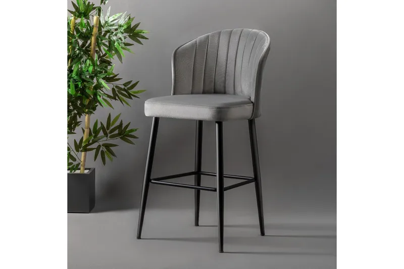 Rubi Barstole - Grå - Møbler - Stole & lænestole - Barstole