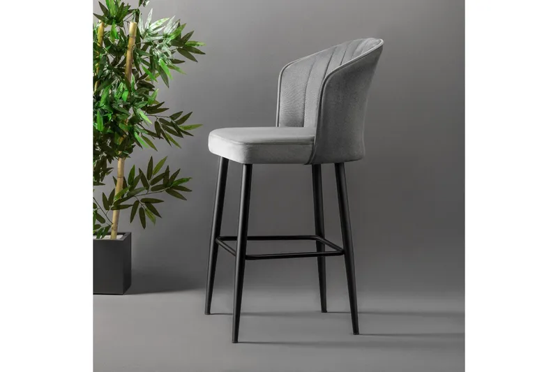 Rubi Barstole - Grå - Møbler - Stole & lænestole - Barstole