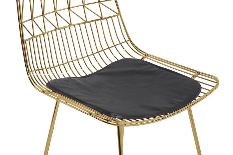 Sæt med 2 barstole PRESTON Metal Guld 48 cm - Guld - Møbler - Stole & lænestole - Barstole