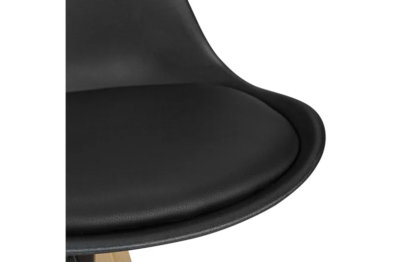 Sarkbank Barstole 2-stk - Sort - Møbler - Stole & lænestole - Barstole