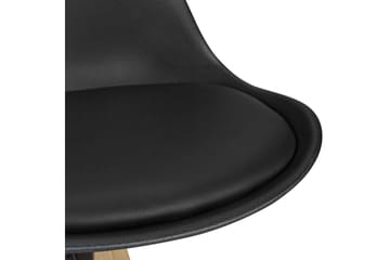 Sarkbank Barstole 2-stk - Sort - Møbler - Stole & lænestole - Barstole