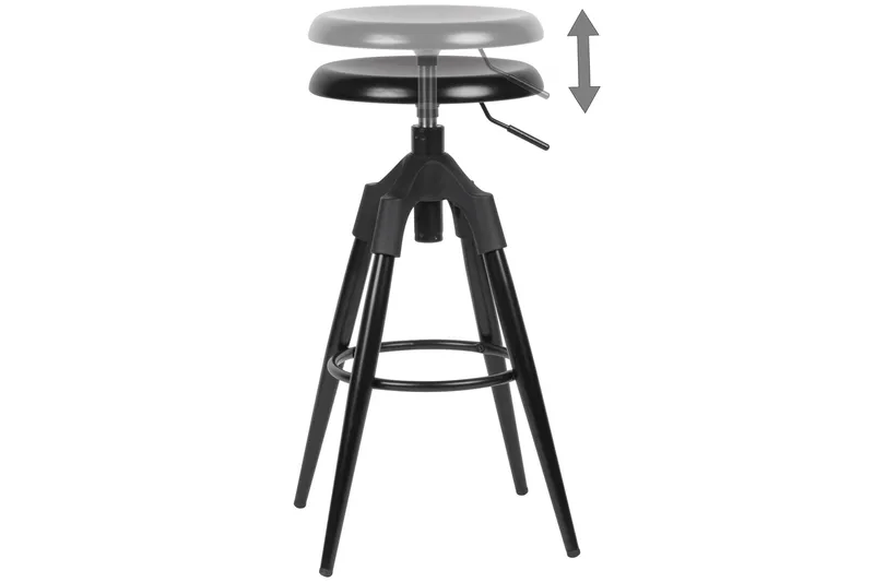 Vabensted Barstol - Sort - Møbler - Stole & lænestole - Barstole