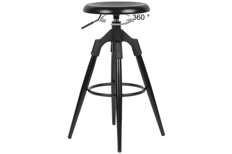 Vabensted Barstol - Sort - Møbler - Stole & lænestole - Barstole