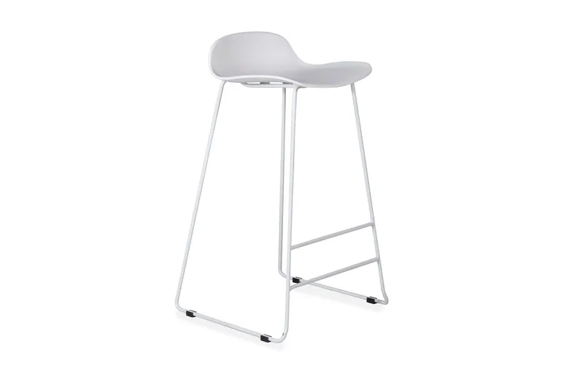 Wave Barstol, Hvid/Hvid