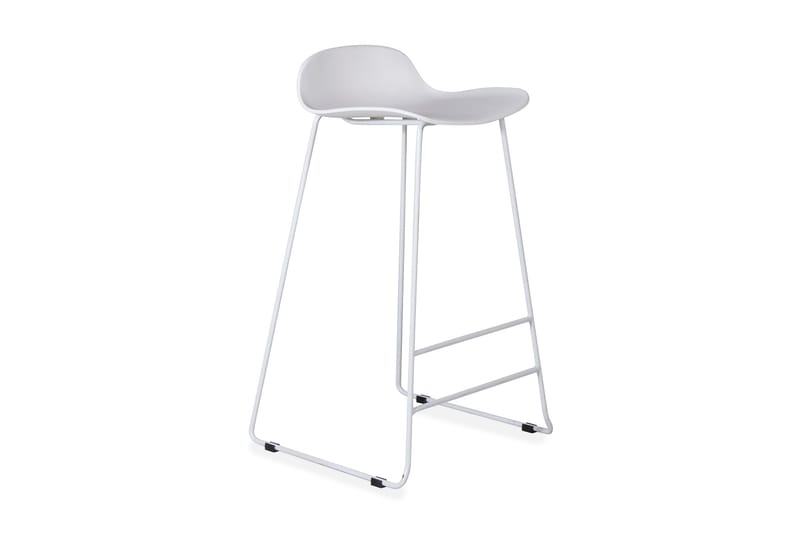 Wave Barstol, Hvid/Hvid