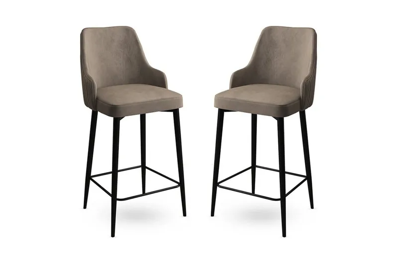 Barstole Ydra Cappuccino / Sort, Cappuccino / Sort