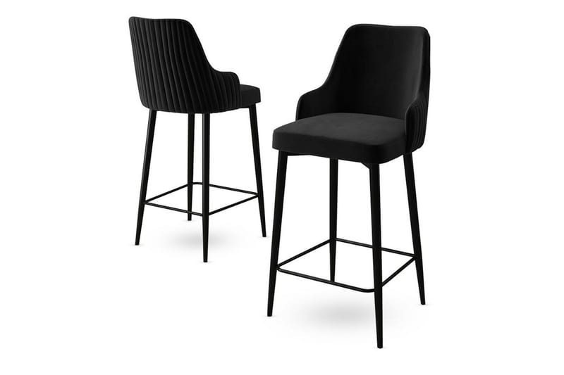 Barstole Ydra Sort - Sort - Møbler - Stole & lænestole - Barstole