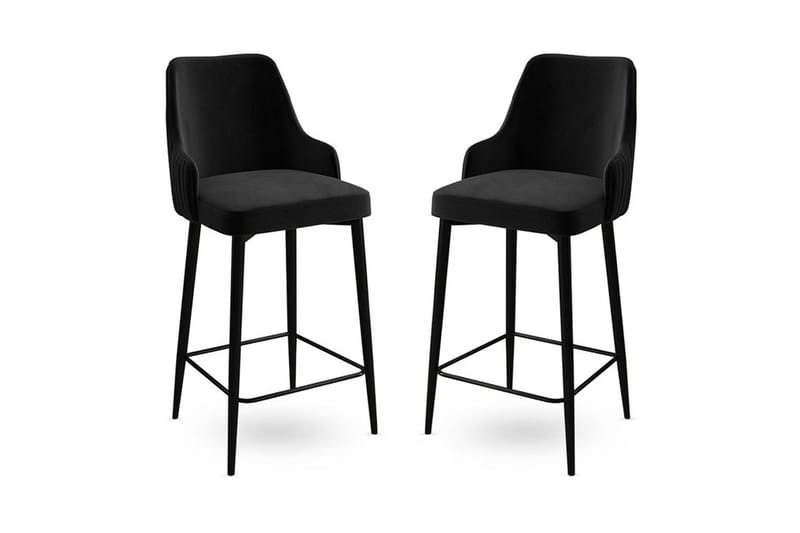 Barstole Ydra Sort - Sort - Møbler - Stole & lænestole - Barstole