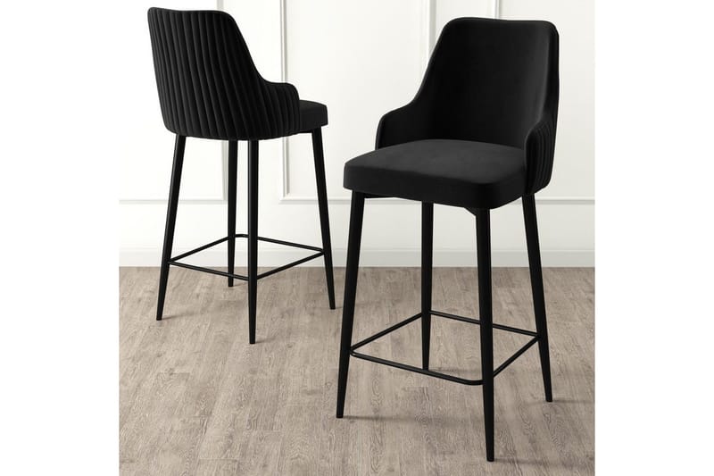 Barstole Ydra Sort - Sort - Møbler - Stole & lænestole - Barstole