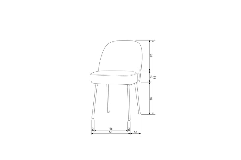Bastien Barstol - Khaki - Spisebordsstole & køkkenstole