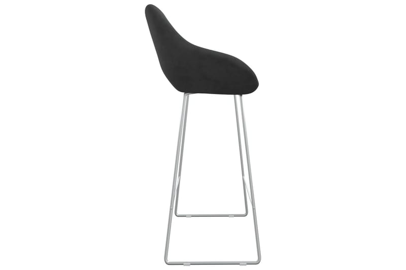 beBasic barstol fløjl sort - Sort - Barstole