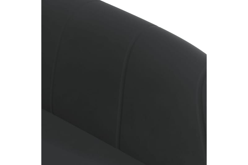 beBasic barstol fløjl sort - Sort - Barstole