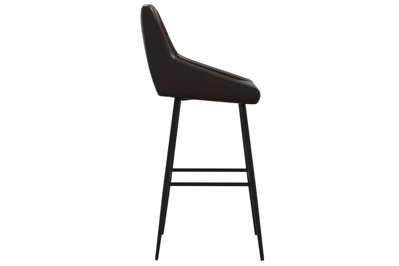 beBasic barstole 2 stk. kunstlæder grå - GrÃ¥ - Barstole