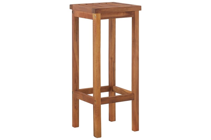 beBasic barstole 4 stk. massivt akacietræ - Brun - Møbler - Stole & lænestole - Barstole