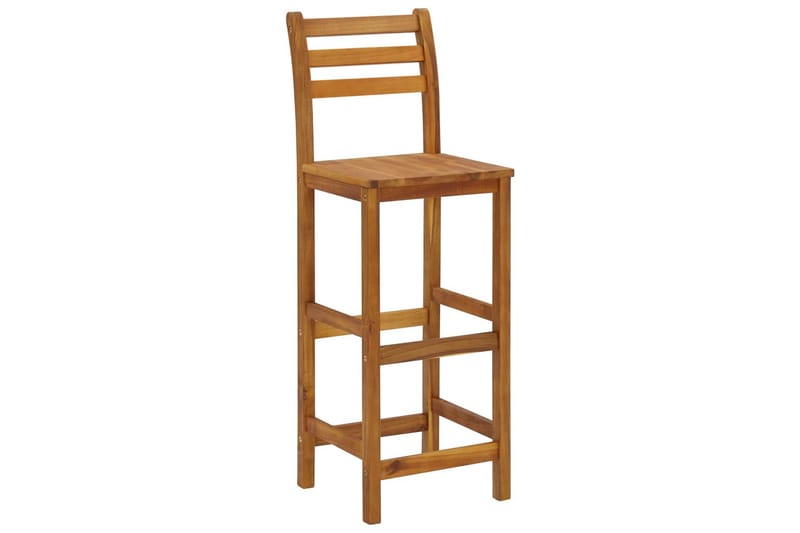 beBasic barstole 6 stk. massivt akacietræ - Brun - Møbler - Stole & lænestole - Barstole